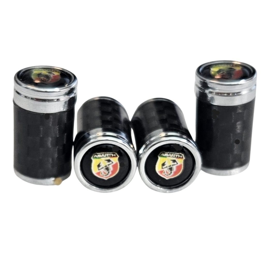 Abarth Tire Valve Caps Color Logo