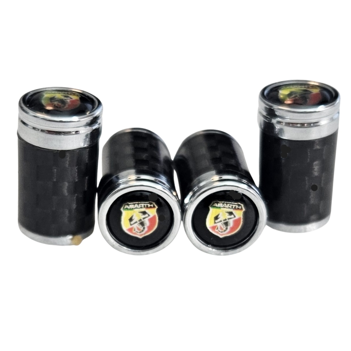 Abarth Tire Valve Caps Color Logo