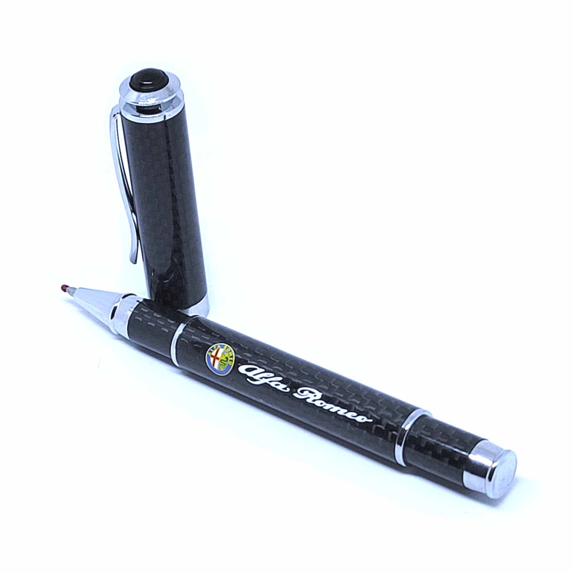 Alfa Romeo Carbon Fiber Pen Color Logo