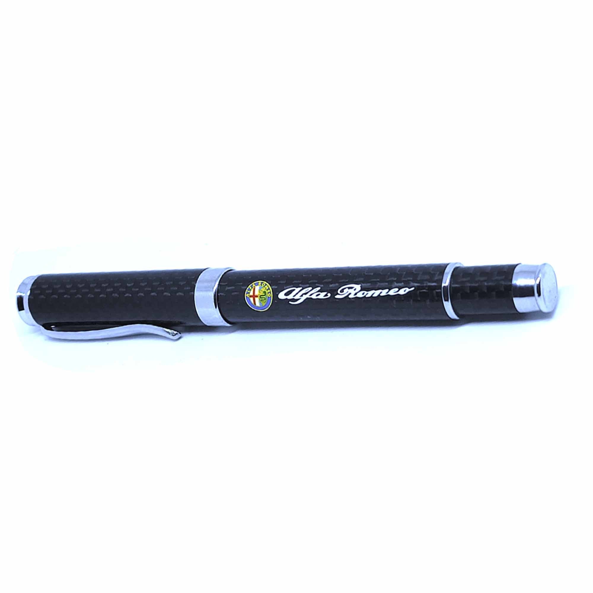Alfa Romeo Carbon Fiber Pen Color Logo